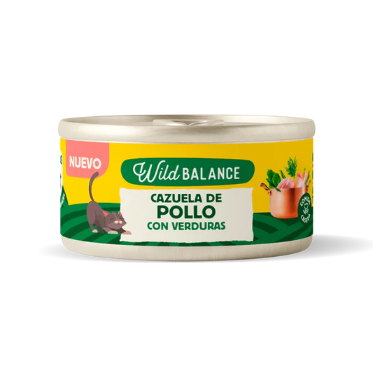 Wild Balance Chicken Casserole with Vegetables for Cats - 80g