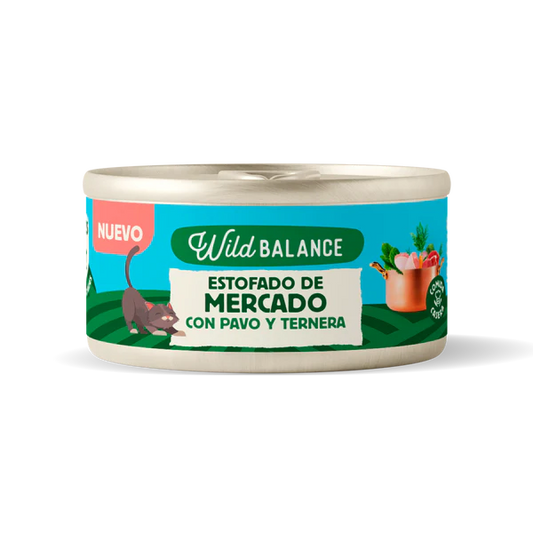 Wild Balance Market Stew with Turkey & Beef for Cats - 80g