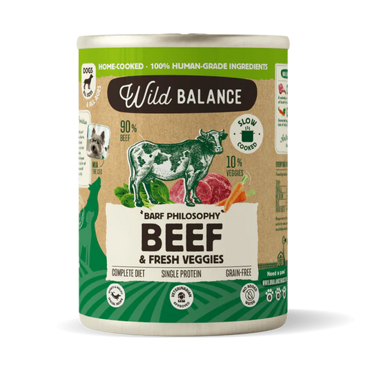 Wild Balance Beef & Fresh Veggies For Dogs 400g - Barf Philosophy