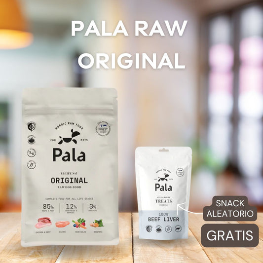 PALA RAW DOG FOOD, Alimento Completo Original, 100% Natural Secado al Aire para Perros