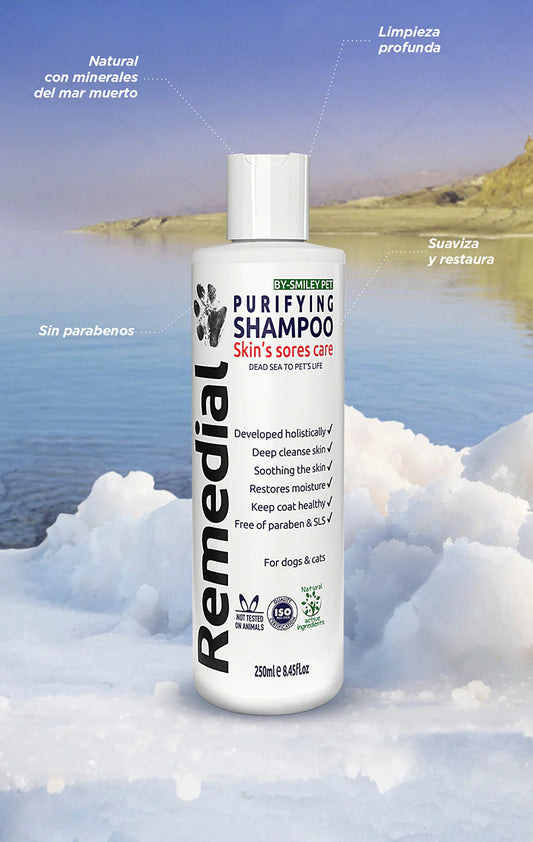 SMILEY PET Remedial Purifying Shampoo Skin's Scores Care (250ml)