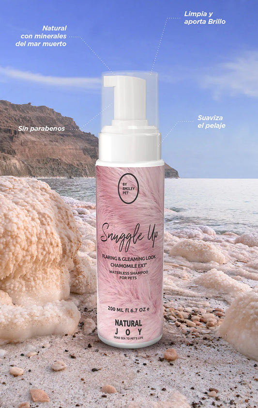 SMILEY PET Snuggle Up Chamomile Extract Dry Shampoo - Flaring and Gleaming Look for Pets (200ml)