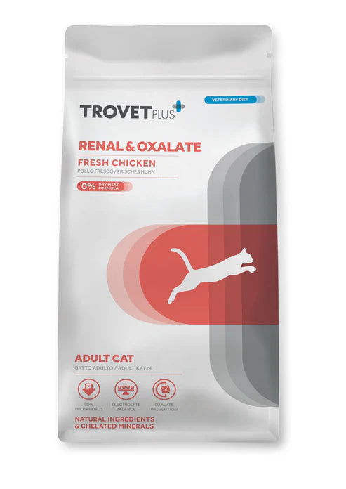 Trovet Plus Renal & Oxalate Fresh Chicken for Cats - 1,2kg