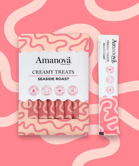 Amanova Creamy Treats - Seaside Roast for Cats (6x15g)