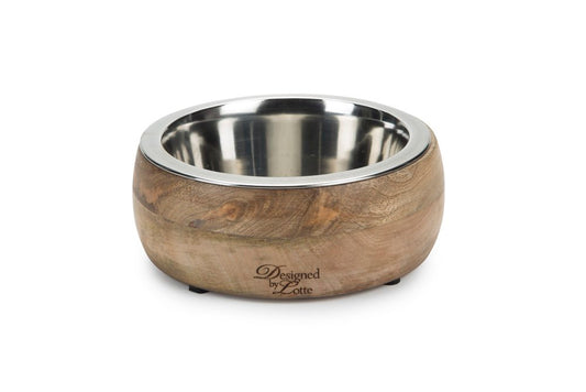 Designed by Lotte - Wood and Stainless Steel Bowls