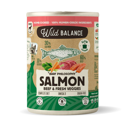 Wild Balance Salmon, Beef & Fresh Veggies 400g - Barf Philosophy