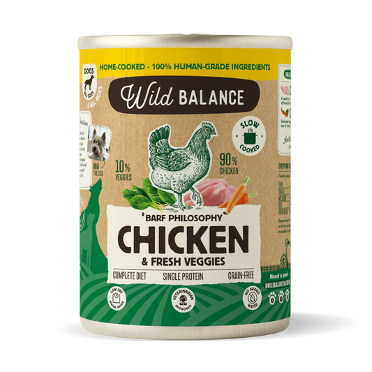 Wild Balance Chicken & Fresh Veggies For Dogs 400g - Barf Philosophy