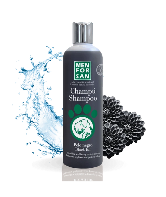 Men For San Black Fur Shampoo for Dogs