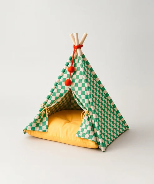ZEZE Tippy Tent Bed for Cats and Dogs (60x60x78cm)