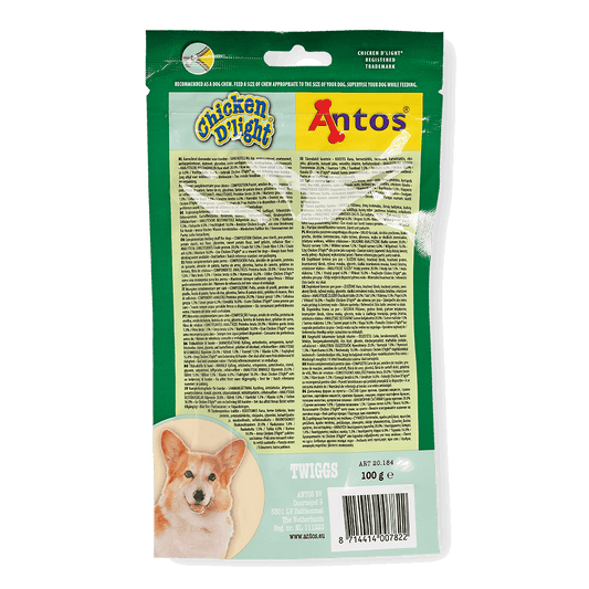 Antos Chicken D'light Twiggs 100 gr