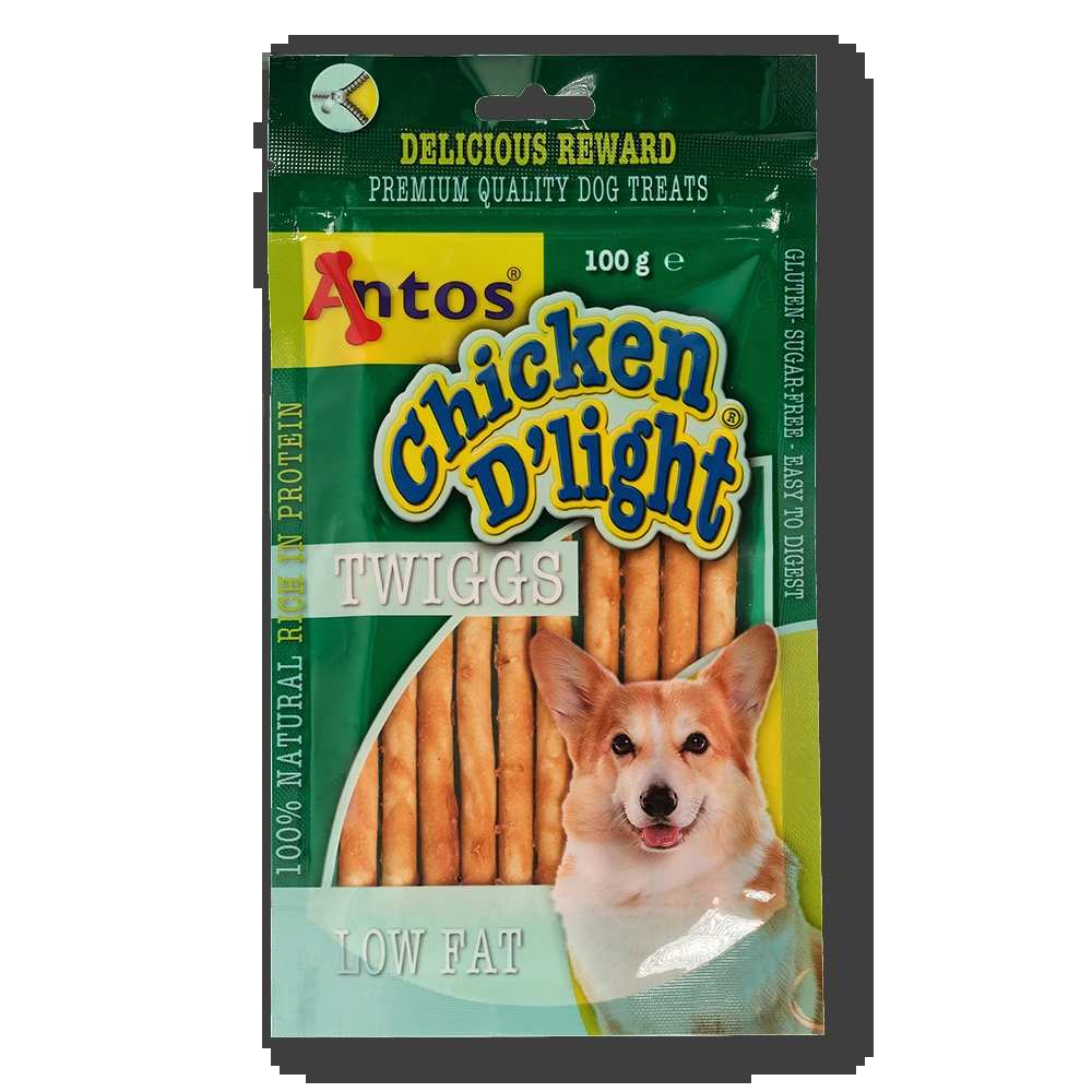 Antos Chicken D'light Twiggs 100 gr