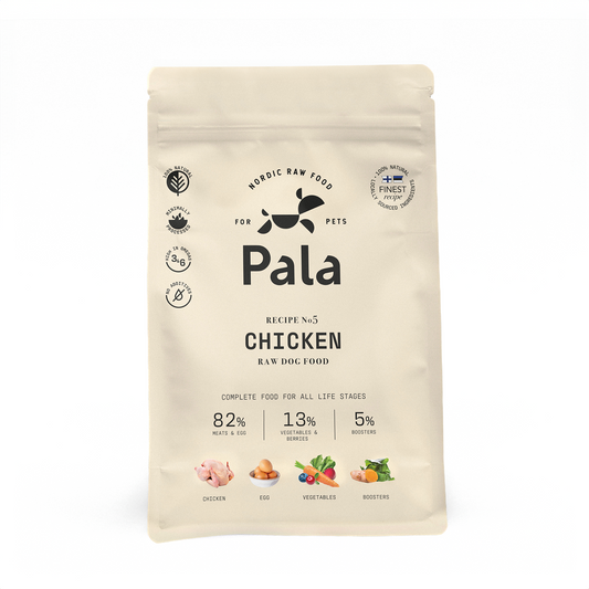 PALA RAW DOG FOOD, Chicken, 100% Natural Air-Dried Complete Food for Dogs