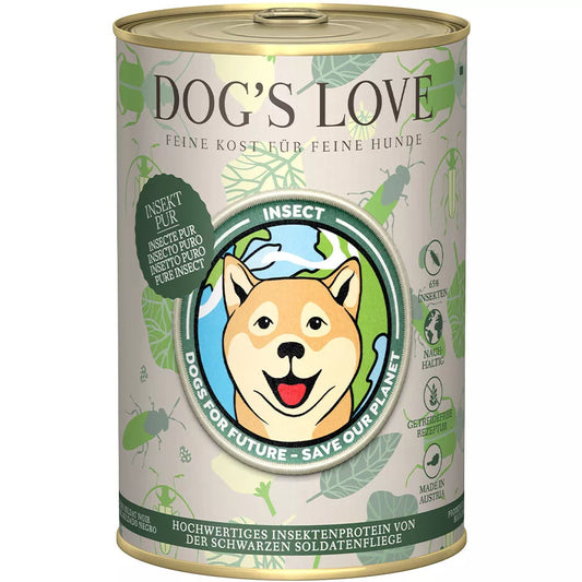 DOG'S LOVE Comida Húmeda para Perros Insect 400g