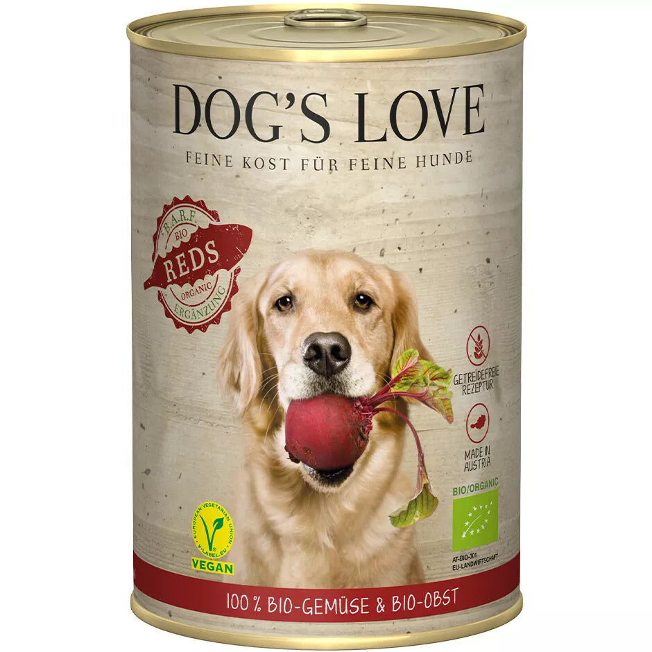 DOG'S LOVE BIO Organic Reds B.A.R.F.