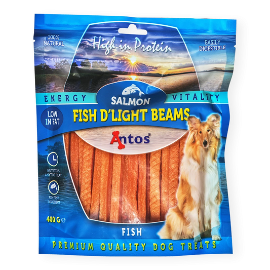 Antos Salmon Fish D´Light Beams - Low in Fat 100% Natural