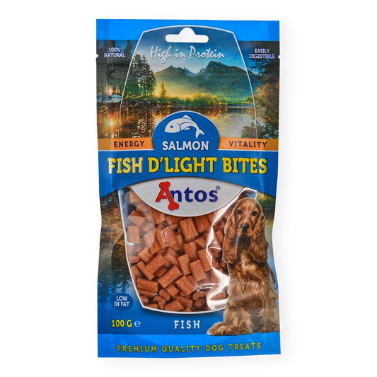 Antos Fish D'light  Bites Salmon - 100g