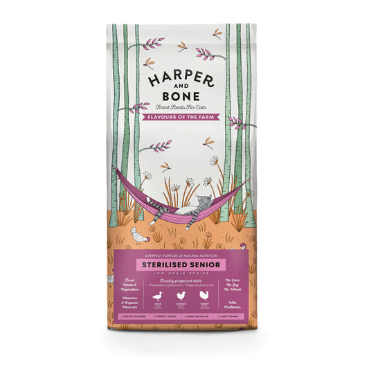 Harper & Bone Gatos Esterilizados Senior - Flavours of The Farm