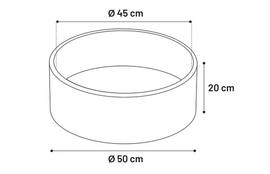 FLAMINGO Basket Faldi Round Bed for Dogs -20%