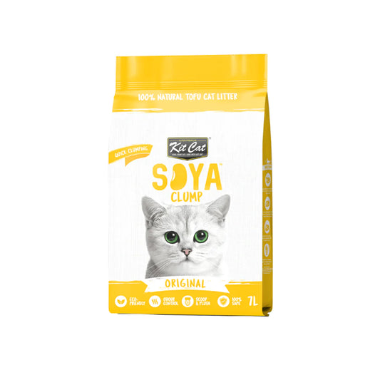 Kit Cat Soya Clump - Arena de soja natural 100% biodegradable