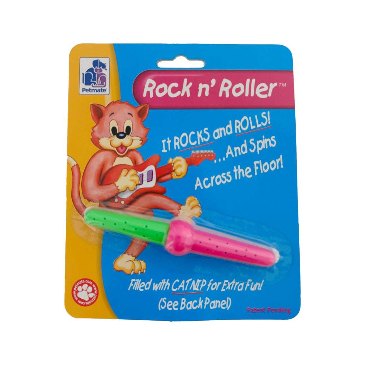 Petmate's Catnip-Infused Rockn'Roller Cat Toy – Interactive Fun for Cats