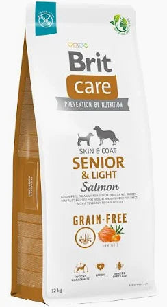 Brit Care, Grain Free, Senior&Light, Salmon 12kg