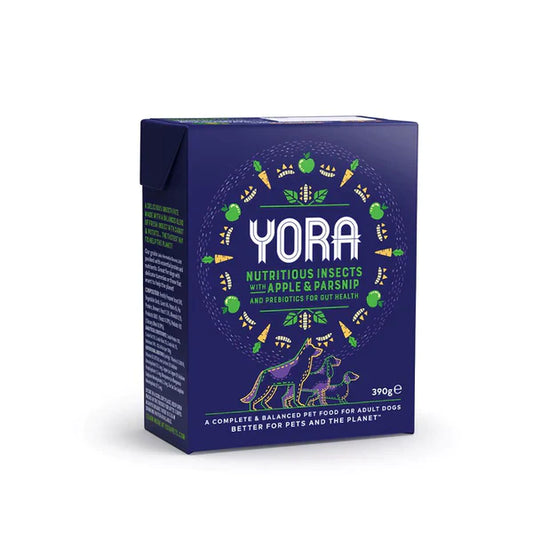Yora Pate Insects with Apple & Parsnip 390g