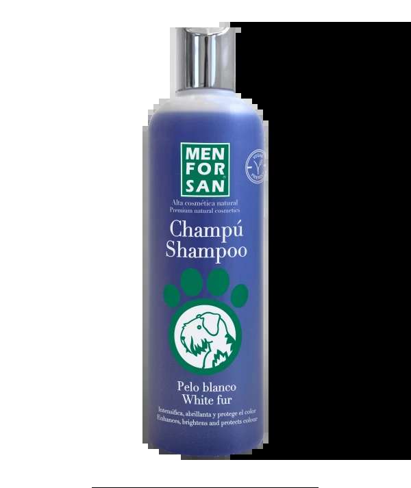 Men For San White fur shampoo for Dogs