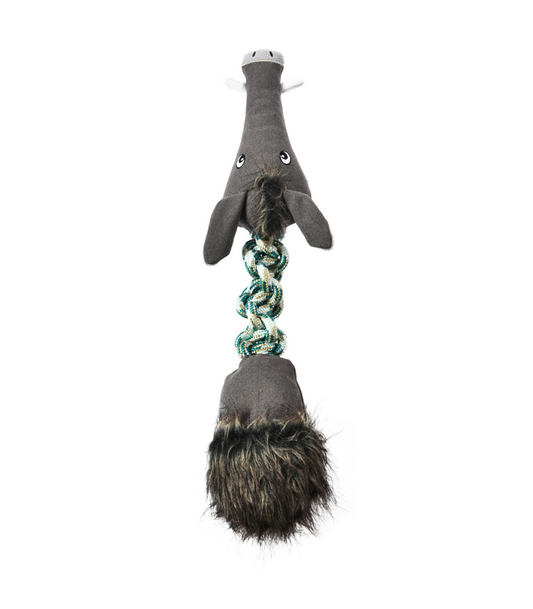 Wuapu dog toy with rope boar 56 cm