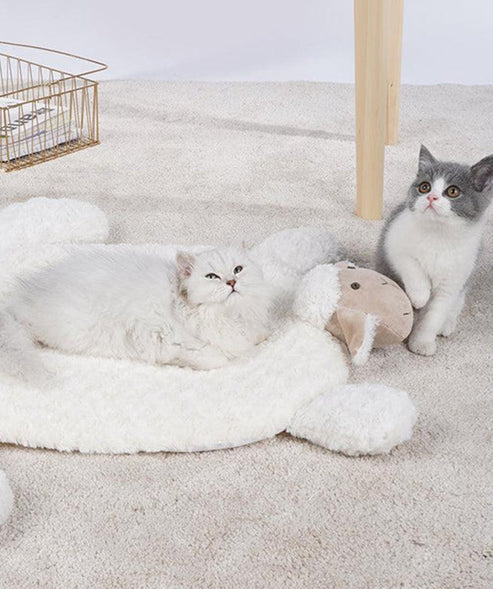 ZEZE Sheep Mat Bed for Cats and Dogs (70x80x6cm)