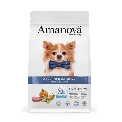 Amanova Adult Mini Sensitive, Delicious Lamb, Grainfree - Okidogi.store