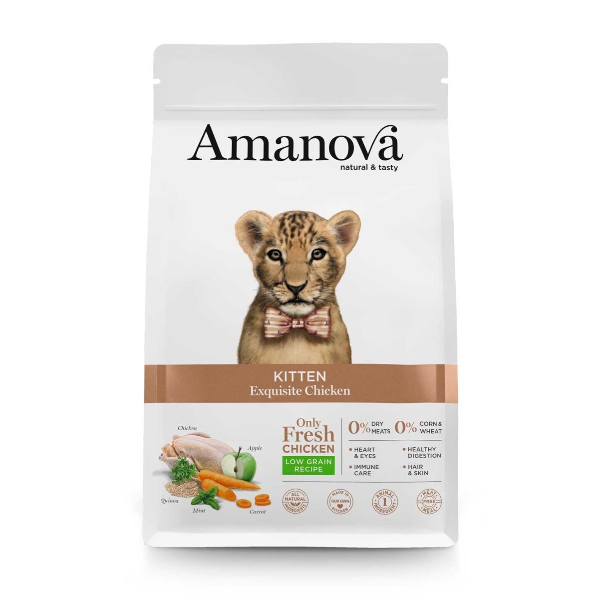 Amanova Kitten, Exquisite Chicken, Low Grain 300g - Okidogi.store