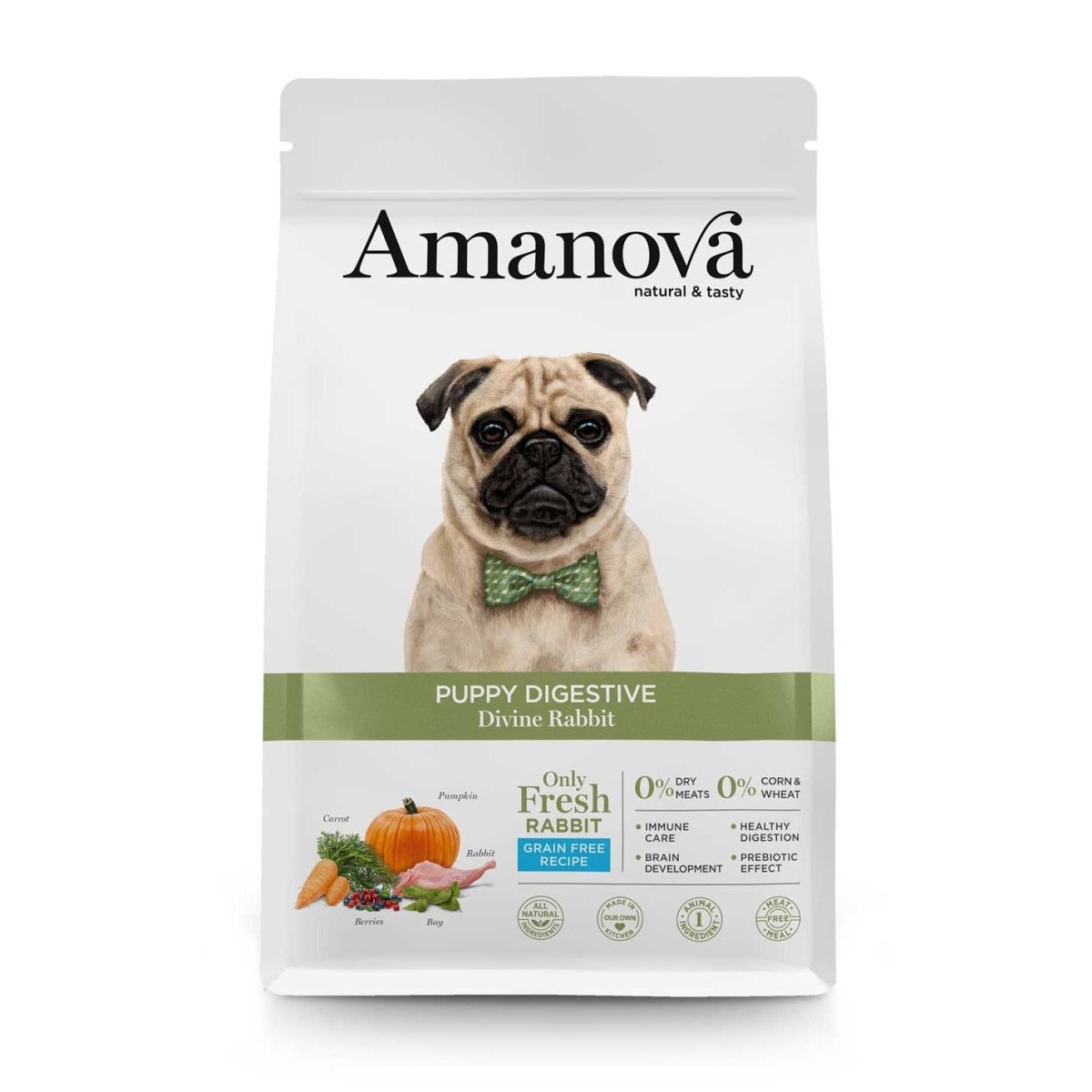 Amanova Puppy Digestive, Divine Rabbit, Grainfree - Okidogi.store