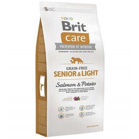 Brit Care, Grain Free, Senior&Light, Salmon&Potato - Okidogi.store