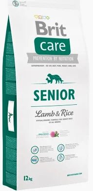 Brit care senior sales lamb and rice