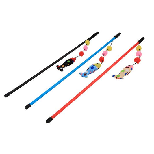 Bubimex Cat Toy Stick with Fish figure