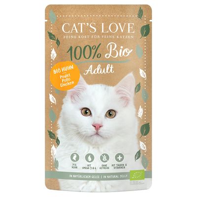 CAT'S LOVE Chicken 100% BIO Wet Food