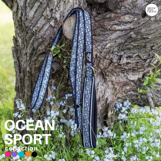 Finnero Ocean Sport ADJUSTABLE leash 110-185cm - Okidogi.store