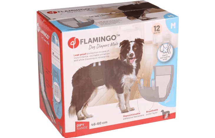 Flamingo Male Dog Diaper - Okidogi.store