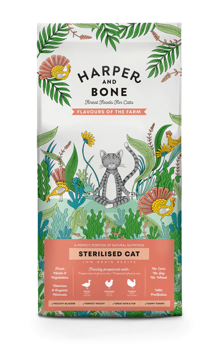 Harper & Bone Cat Sterilised Flavours of The Farm - Okidogi.store