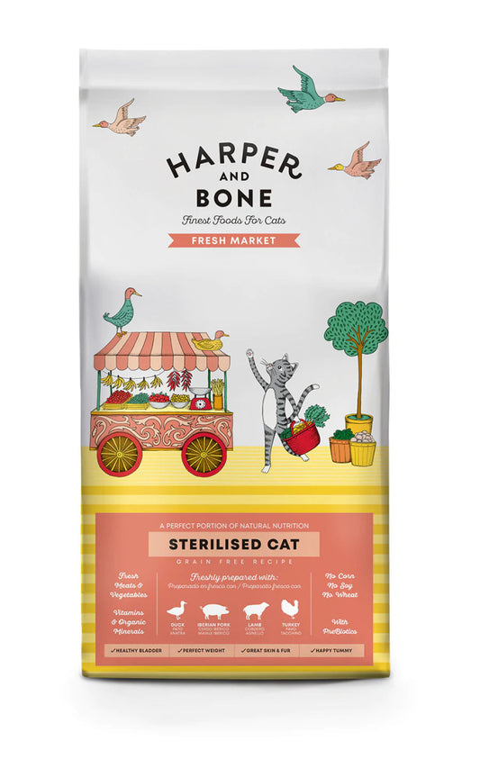 Harper & Bone Cat Sterilised Fresh Market - Okidogi.store