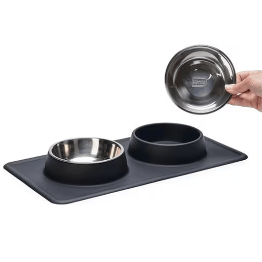 Karlie Silicone Bowl Support and 2 Bowls - Okidogi.store