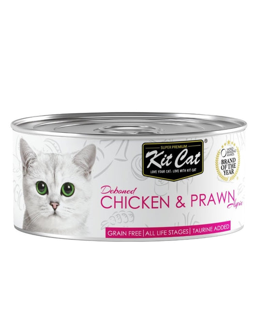 Kit Cat Deboned, Chicken & Prawn 80g - Okidogi.store