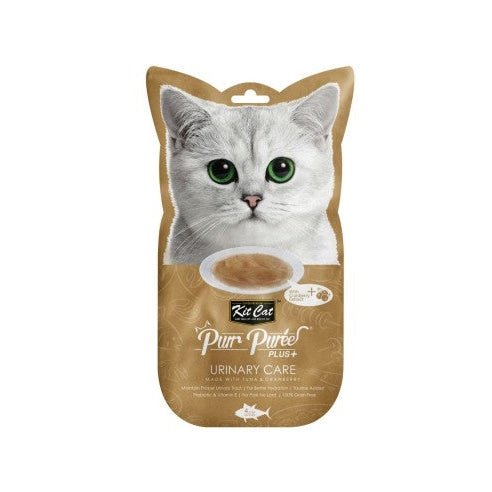 Kit Cat Purr Puree Plus - Tuna, Urinary Care - Okidogi.store
