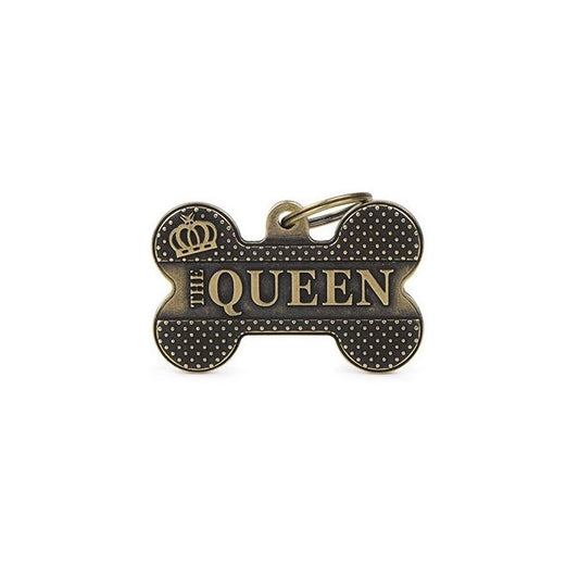 My Family The Queen, Charm (Antique Silver Plating) - Okidogi.store