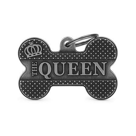 My Family The Queen, Charm (Antique Silver Plating) - Okidogi.store