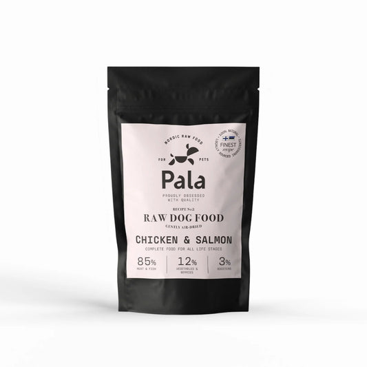 PALA RAW DOG FOOD, Chicken & Salmon, 100% Natural Air-Dried Complete Food for Dogs - Okidogi.store
